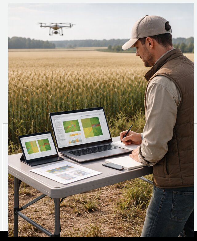 Система AI прогнозирования урожайности для точных агрономий в Муре